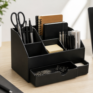 Compact Desktop Organizer for Office Supplies
