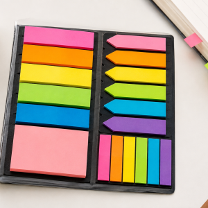 Self-Adhesive Color Index Tabs and Page Markers Set